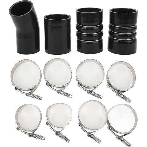 Kit de collier de serrage pour tuyau d'échangeur de turbocompresseur (remplacement du tuyau CAC noir) compatible avec les moteurs diesel Powerstroke 6.0L 2003-2007. (1/5)