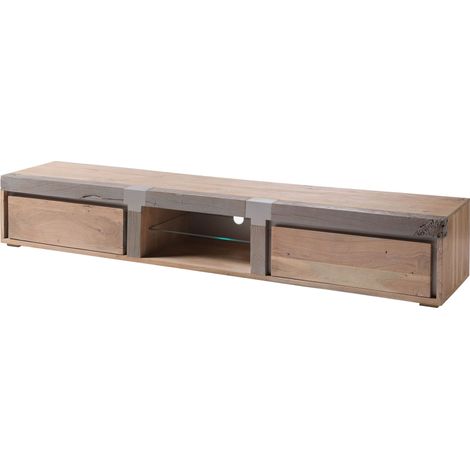 TV-Board Akazie 240x48x39 beige lackiert Amsterdam 104