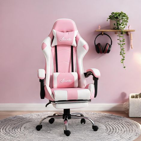 Foam gaming chair ergonomic rose en foam 64 x 67 x 127 cm (1/5)