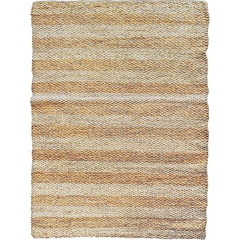 Rechteckiger Jute-Teppich - Boho Bali - 150x200 CM - Ghana Naturfarben