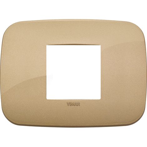 VIMAR - 19682.88 Placca Round 2M centrali oro antico
