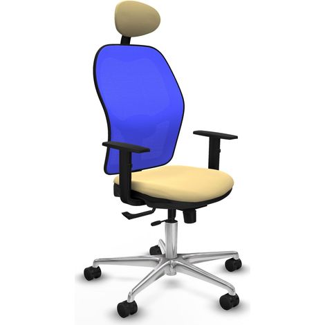 Silla de oficina piqueras y crespo Jorquera negro ruedas nylon (1/2)