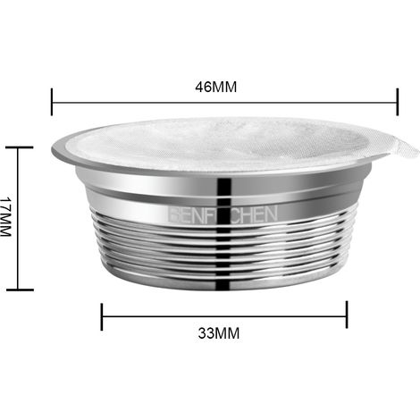 Capsule réutilisable Inox 304 pour Lavazza A Modo Mio - Compatible, Durable avec 60 opercules inclus (1/5)