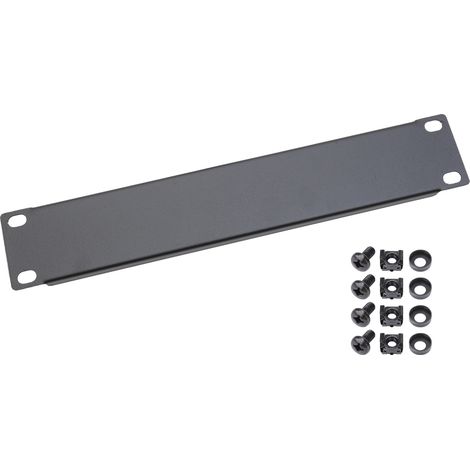 HMF 63370 Blindabdeckung Abdeckplatte für Serverschrank, 10 Zoll
