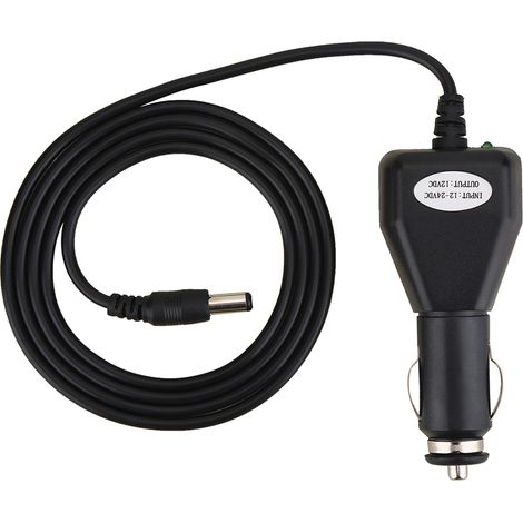 Adaptateur allume-cigare universel 5,5 mm 12 V 24 V pour téléviseur numérique DVB-T ATSC 10/12 pouces (1/5)