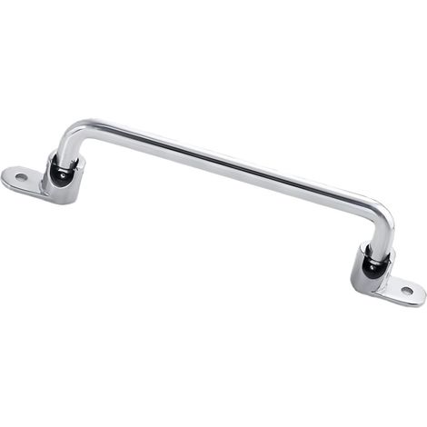 Poignée de porte pliante à 90 degrés en acier inoxydable pour armoire électrique Poignée mobile Matériel extérieur ménage Gain de place Tirette d'armoire (1/4)