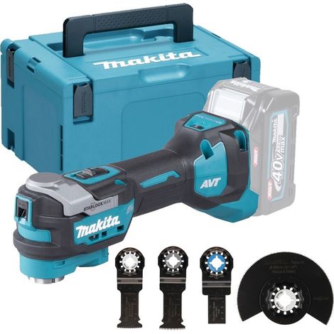 Makita TM001GZ02 40v XGT Brushless Starlock Multi Tool + Plunge Carpenters Set