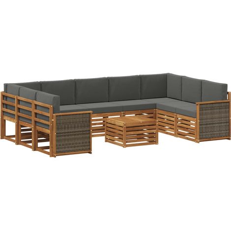 Juegos de sofás Madera de Acacia Sólida vidaXL (1/5)