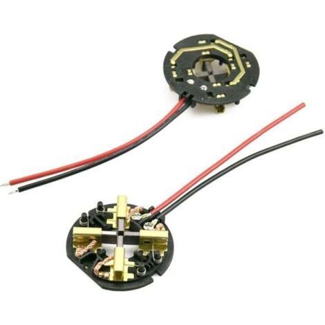 Set mit 2 Ersatzkohlebürsten für Milwaukee HD18PD, HD18DD, C18ID, C18PD und C18IW Akku-Bohrschrauber (1/4)