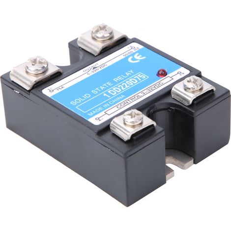 Halbleiterrelais DC DC SSR Eingang 3-32VDC Last 5-220VDC Steuerrelais (75A) (1/5)