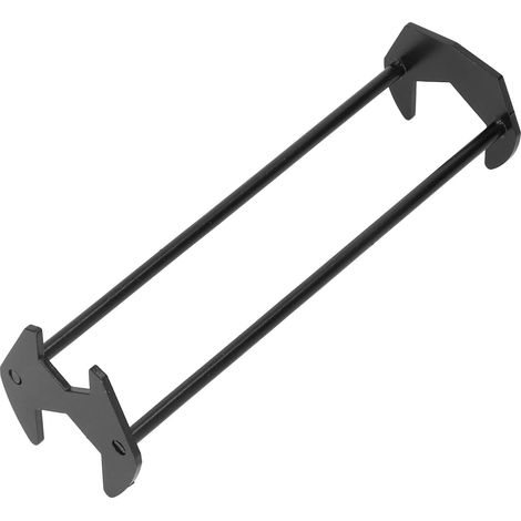 Clé d'évier de Salle de Bain, clé d'évier Multifonctionnelle Noire pour la Maison (L) (1/5)