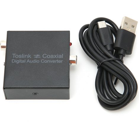 Bidirektionaler optischer zu koaxialer SPDIF-Audio-Konverter mit Schalter