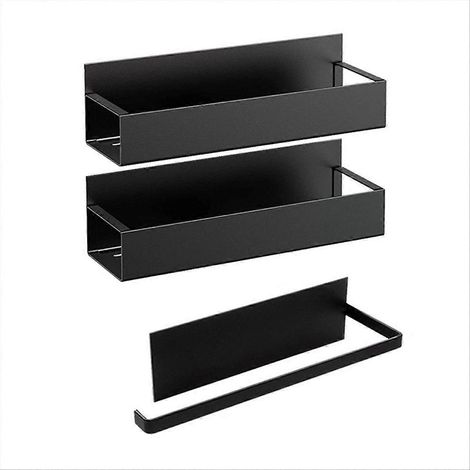 Lot de 3 étagères magnétiques pour lave-linge, rangements polyvalents pour lave-linge, étagères à épices pour réfrigérateur (1/5)