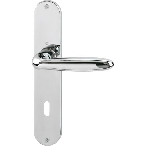 Hoppe Langschildgarnitur Verona M151/302 MS F49-R OB 72mm DIN L/R