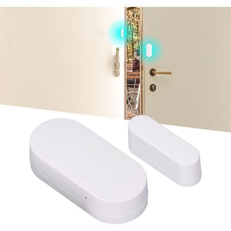 Intelligenter magnetischer Türkontakt mit ZigBee-Technologie, eingebautem Alarm und integrierter Batterie. (1/5)
