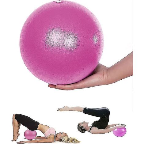 Yogaball, Pilatesball, Gymnastikball, platzfester Fitnessball für Bauchmuskelübungen und andere Übungen, 25 cm (1/5)
