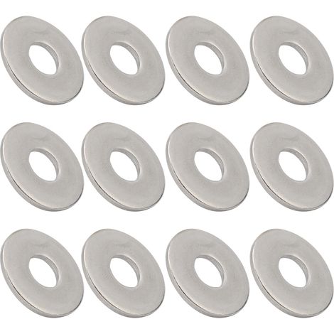 100 rondelles plates en acier inoxydable 304, élargies, pour vis, accessoires de fixation, M8x24 mm (1/5)