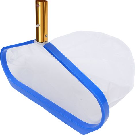 Épuisette de piscine à mailles fines, sac et panier, épuisette pour feuilles, nettoyeur de têtes, élimine les débris les plus fins pour les jardins et les bassins à poissons (1/5)