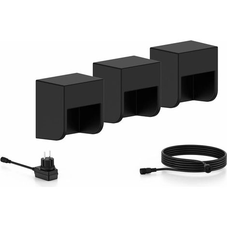 Philips LED Wandleuchte Gardenlink Starter-Set in Schwarz 3x 1,5W (1/5)