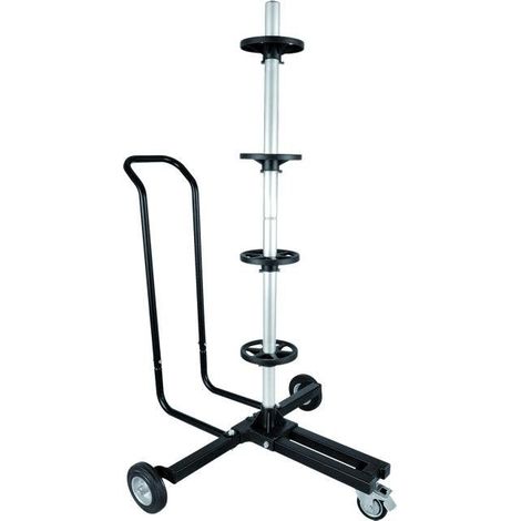 Portagomme mobile con maniglia per 4 pneumatici (1/4)