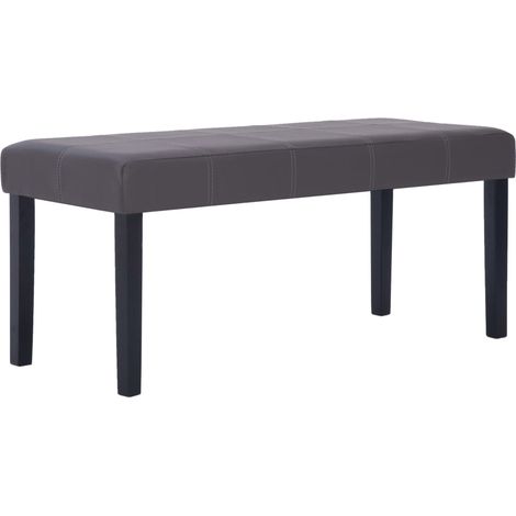 Maison Exclusive - Panca 106 cm Grigia in Similpelle