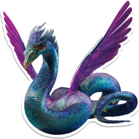Blason mural en carton Les animaux fantastiques Occamy 55 cm (1/3)