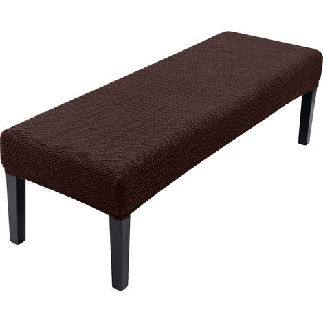 Housse extensible pour banc de salle à manger, housse de banc anti-poussière amovible et lavable, style 3