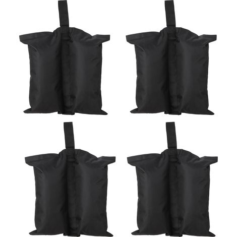 Bolsas de lastre versátiles y de alta resistencia fabricadas en PVC Oxford 600D, 4 unidades de 44 x 41 cm cada una, para refugios, pabellones y eventos al aire libre. (1/5)