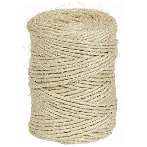 Fils et cordes du 1003030700 Corde Tordue 04 mm en Sisal Nat 3 torons 700 gr