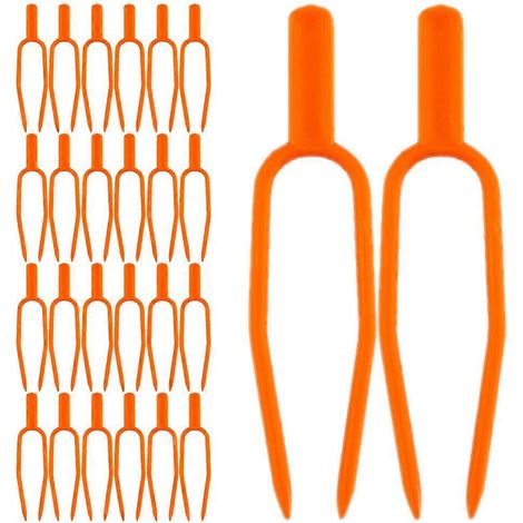 Pinces de fixation pour plantes grimpantes en plastique, lot de 300. (1/5)