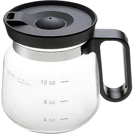 Grande tasse à thé en verre pour boissons chaudes et froides, contenance idéale de 473 ml (16 oz) pour les boissons quotidiennes, service style café. (1/4)