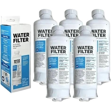 Compatible avec Samsung DA97-17376B, HAF-QIN/EXP, filtre à eau de réfrigérateur de remplacement, durée d’utilisation 6 mois, certifié NSF(5PCS) (1/5)