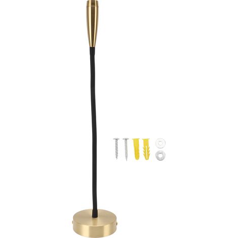 éclairage extérieur terrasse-Lampe murale flexible à col de cygne LED 3W – Lumière de lecture pour la tête de lit ou le canapé (installation murale) (1/4)