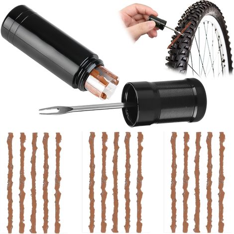 Kit Réparation Pneus Tubeless VTT - 21 Bandes de Caoutchouc Vulcanisé, Outil Portable pour Cyclistes (1/5)