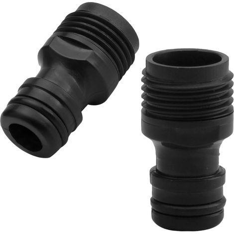 1/2"-Außengewinde-Anschlussstück für Gartenschläuche, Schnellkupplung (2er-Pack) (1/5)
