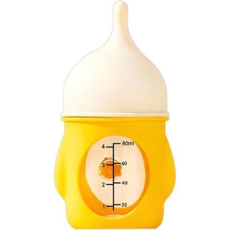 FENOPLASTICABiberon pour chaton, mangeoire pour chaton et chiot, biberon en silicone avec échelle visuelle, mangeoire pour petits animaux pour cochons d'Inde (1/5)