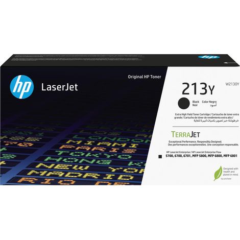 HP 213Y Extra High Yield Black Original LaserJet Toner Cartridge Cartuccia Toner 1 pz (1/4)
