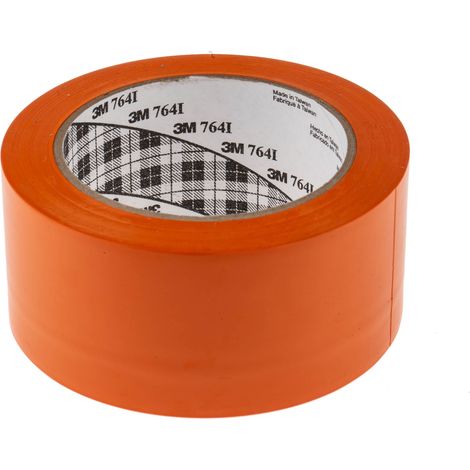 Ruban de marquage Orange 3M Scotch 764, 50mm x 33m x 0.13mm ( Prix pour 1 )
