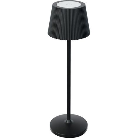 Lampada da tavolo led ricaricabile IP54 mod. Emmamini colore nero (1/2)