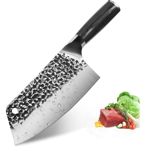 High Carbon Stainless Steel Chinese Chef's Knife for Home and Restaurant with Ergonomic Handle (1/5)