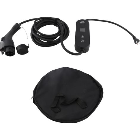 Chargeur EV 16A 3,5KW Véhicule électrique portable avec écran LED Contrôle intelligent de la température Équipement de charge antivol Plug and Play (1/5)