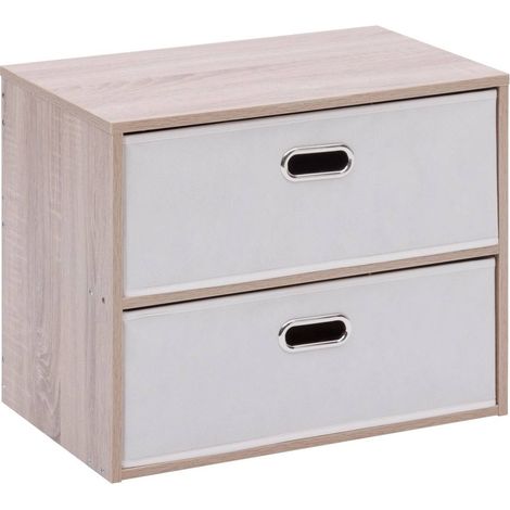 Cassettiera 2 cassetti beige - 5five