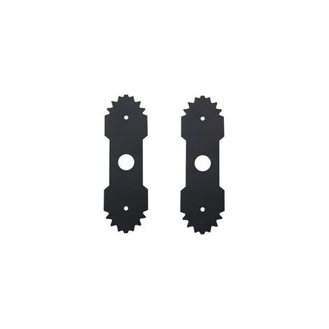 Lot de 2 lames pour dresse-bordures électriques en acier au manganèse – Compatibles avec les dresse-bordures Ryobi RY13050 et RY13050A (1/5)