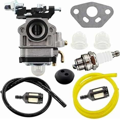 Ulisem Carburateur, Filtres à Carburant, Joint d'Amorçage et Bougie d'Allumage pour les Modèles Mac Allister MBCP254, MGTP254, MCBP254, Référence 123054025/1. (1/5)