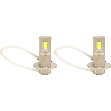 Ampoules de phares Led H3 universelles, Super lumineuses, Plug and Play, 6000K, 2500 Lm, pour voiture, DC12V. (1/5)