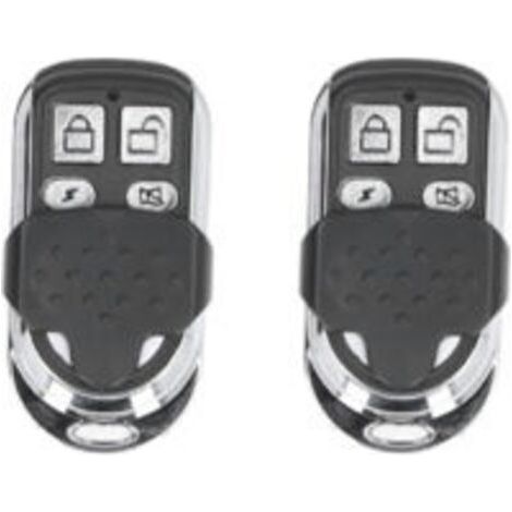 Télécommande universelle 3V pour porte de garage, compatible avec les systèmes d'alarme antivol (2 unités). (1/4)