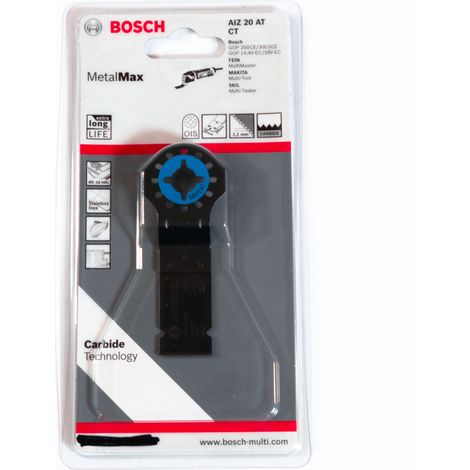 Bosch Carbide Tauchsägeblatt AIZ 20 AT Metal 40 x 20 mm, VE1 mit OIS Aufnahme ohne STARLOCK