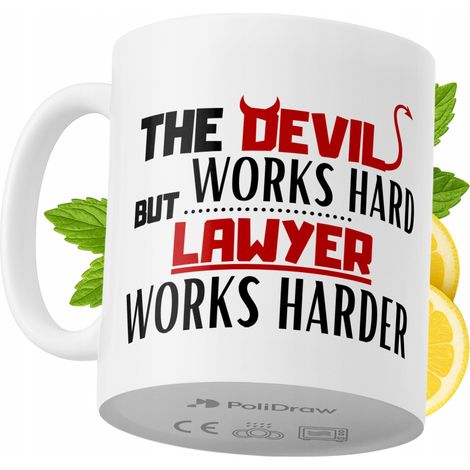 Lustiger Anwaltsbecher mit witzigem Textdesign – ideal für Geburtstage, Namenstage und Feiertage. Hochwertiger Becher für besondere Anlässe im Büro oder Homeoffice. Farbe: Weiß, 330 ml.