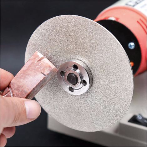 Disque Poncage Beton, Disque Diamant, 4" 100mm 80-2000 Disque de meulage de Polissage lapidaire de Roue Plate revêtue de Diamant(240) (1/4)