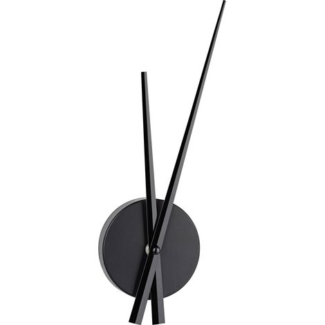 TFA Dostmann 60.3036.01 Quarz Wanduhr 50 cm x 96 mm x 310 mm x 33 mm Schwarz